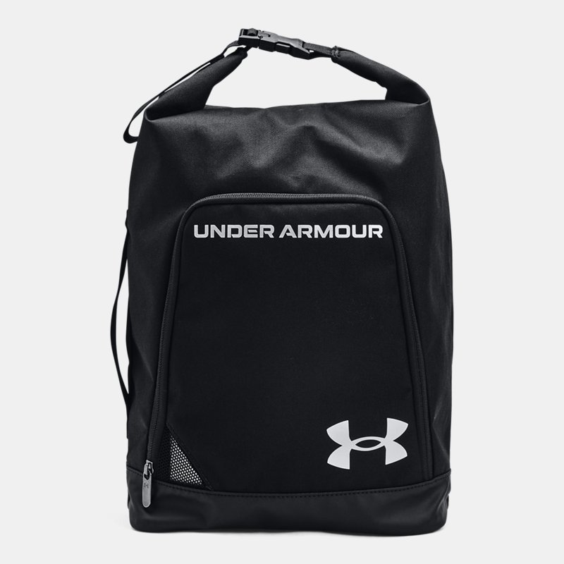 Under Armour  Contain Shoe Bag Black / Black / Metallic Silver